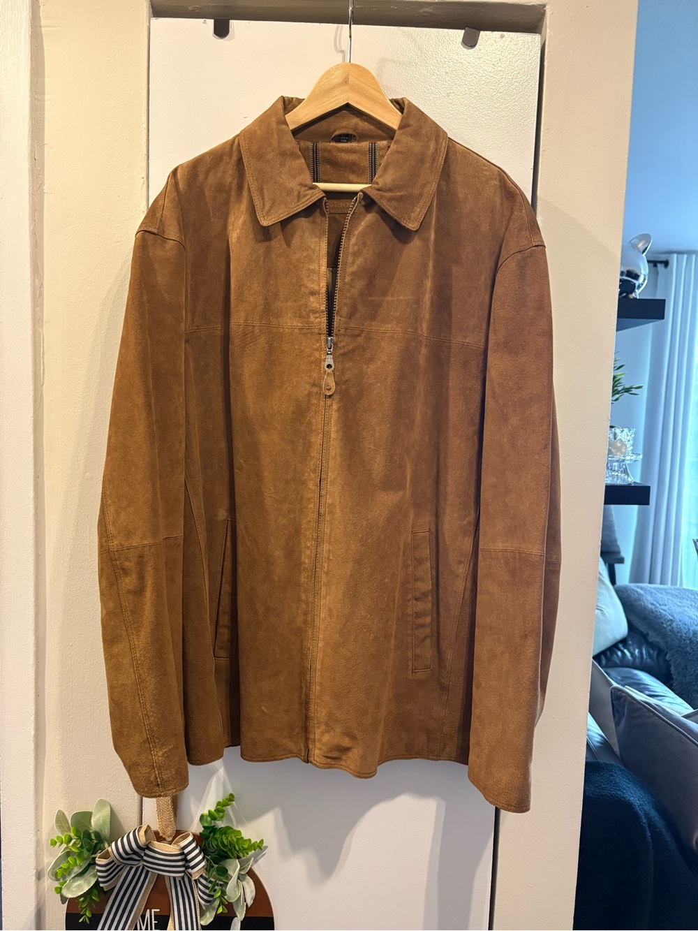 PRIVATE COLLECTION - Vintage Back Country Genuine Suede Jacket